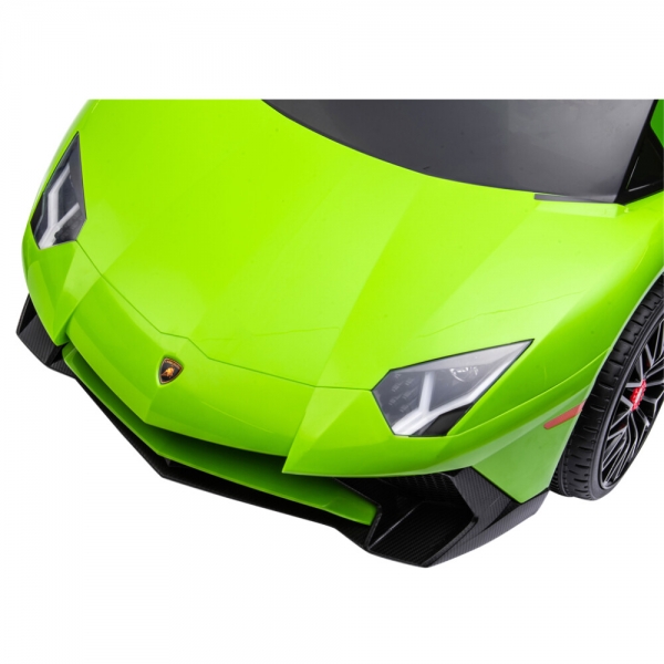 NORDIC PLAY Speed elbil Lamborghini Aventador, 12V, limegrn