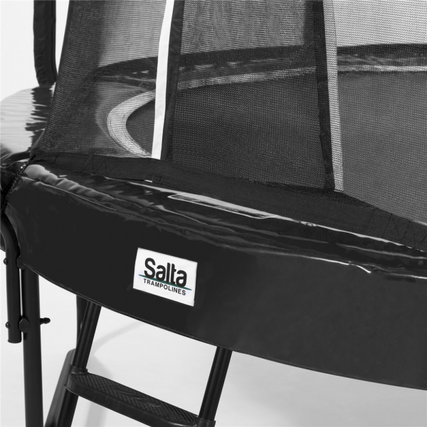 Salta Trampolin First Class 366 cm, sort inkl. stige & sikkerhedsnet