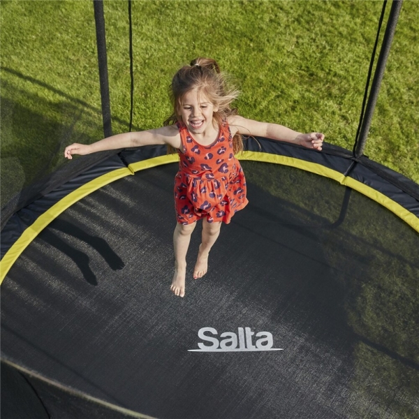 Salta Trampolin Comfort Edition 396 cm, sort inkl. sikkerhedsnet