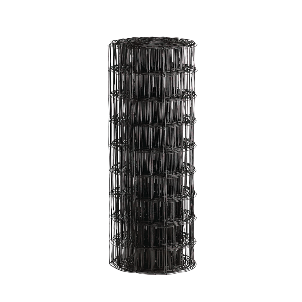 Havehegn PVC-fri sort, 5 x 10 cm, 80 cm x 25 m 