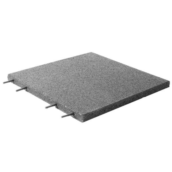 NORDIC PLAY Active gummiflise 50x50x3 cm grå