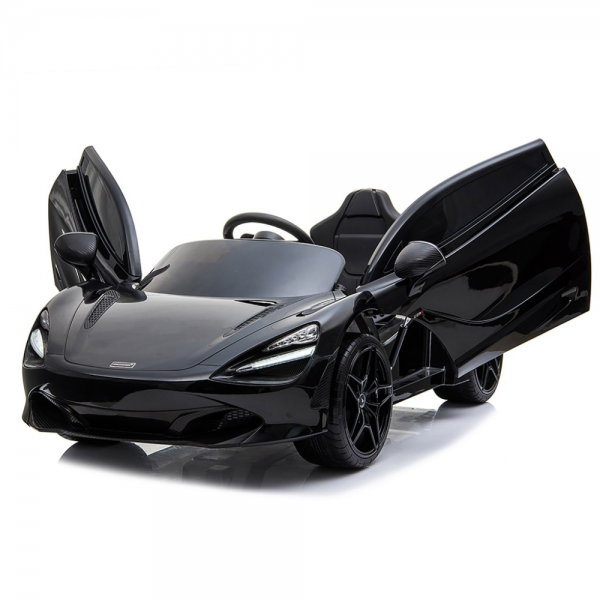 NORDIC PLAY Speed elbil McLaren 720S 12V, med EVA hjul og ldersde, sort