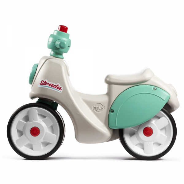 FALK Strada første års scooter cremfarvet og grøn