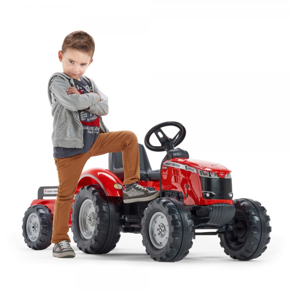 FALK Massey Ferguson traktor med vogn