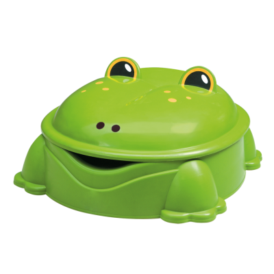 PARADISO TOYS plastsandkasse m. låg Freddy the frog